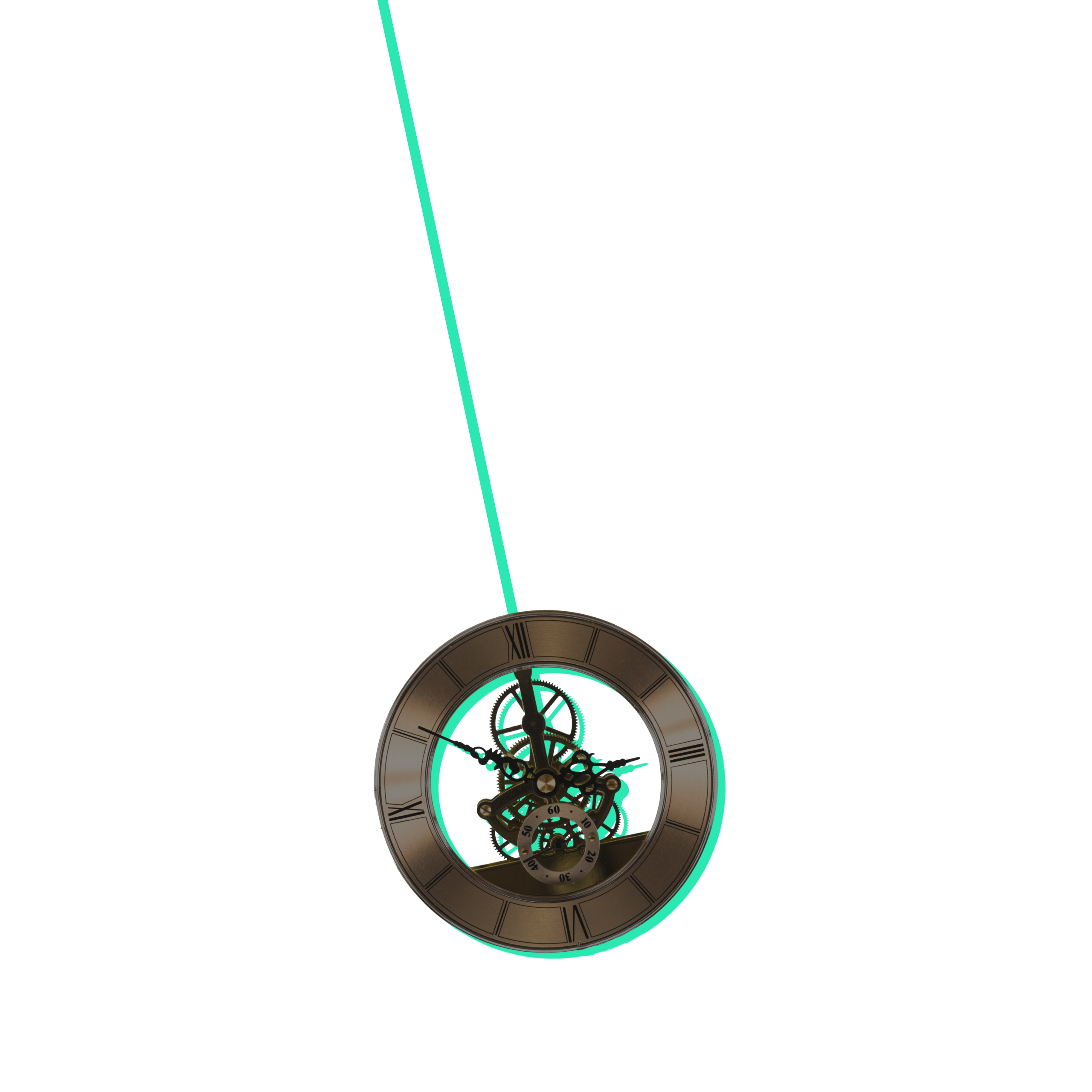 Animation of a vintage watch