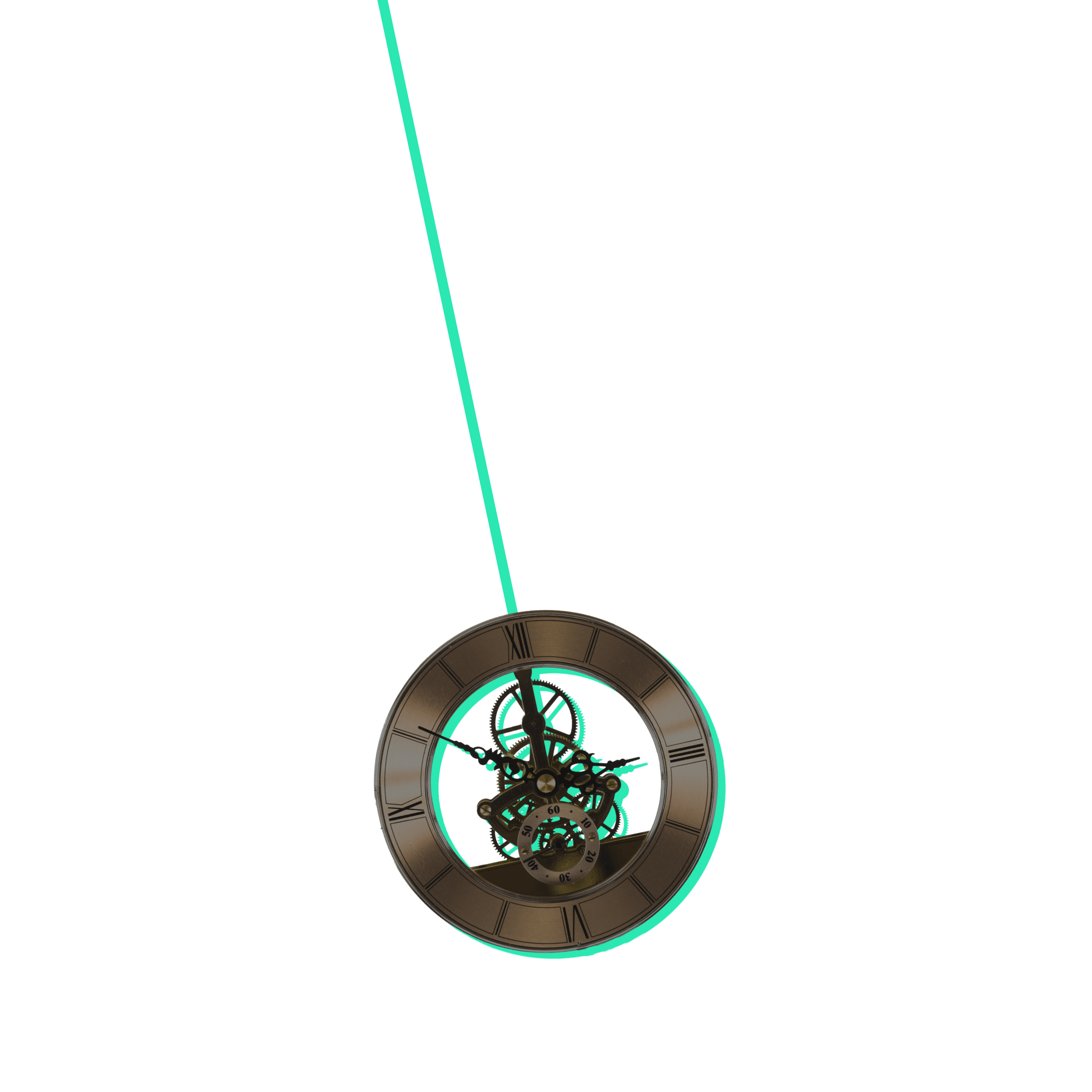 Animation of a vintage watch